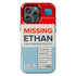 Personalized Emotional Milk Carton iPhone Case