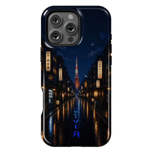 Personalized Tokyo Rainlight iPhone Case