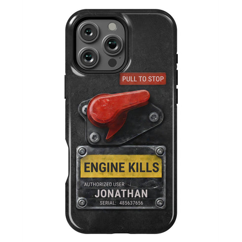 Personalized Racing Kill Switch iPhone Case