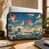 Personalized Cranes of Fuji Laptop Sleeve