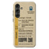 Personalized Urban Metro Ticket Galaxy Case