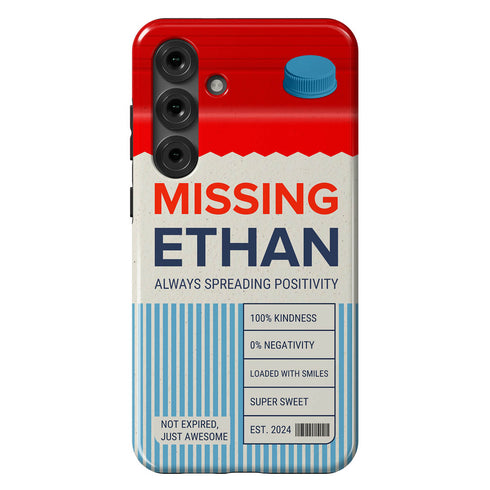 Personalized Emotional Milk Carton Galaxy Case
