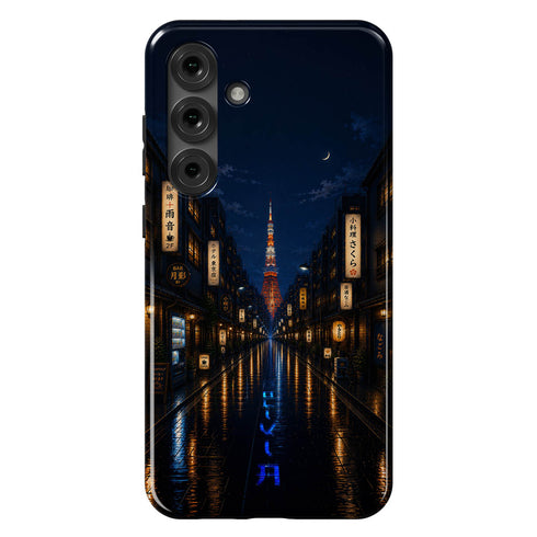 Personalized Tokyo Rainlight Galaxy Case