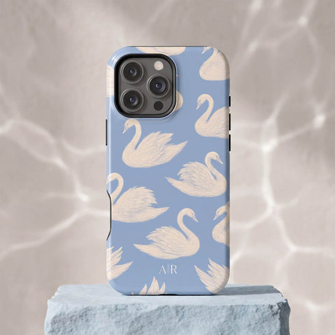Personalized Swan Lake iPhone Case