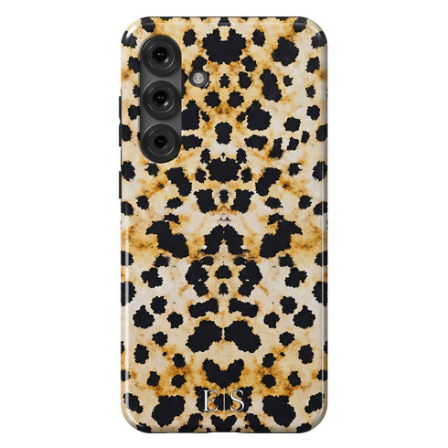 Personalized Luxe Inked Leopard Galaxy Case