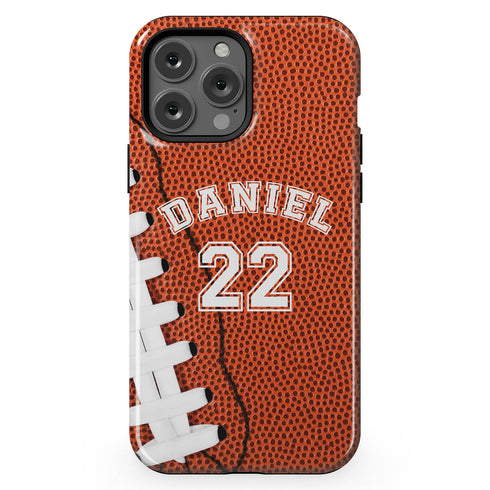 Sports Football Player & Number iPhone Case