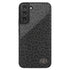 Dark Leopard Custom Curly Initials Galaxy Case - Vertical