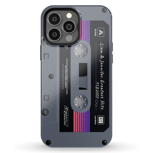 Personalized Retro Audio Cassette Mixtape iPhone Case