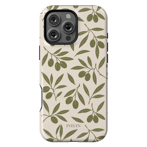 Personalized Olive Branch iPhone Case