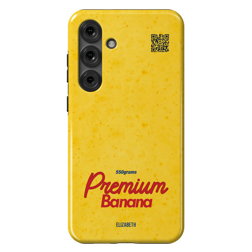 Personalized Premium Banana QR Galaxy Case