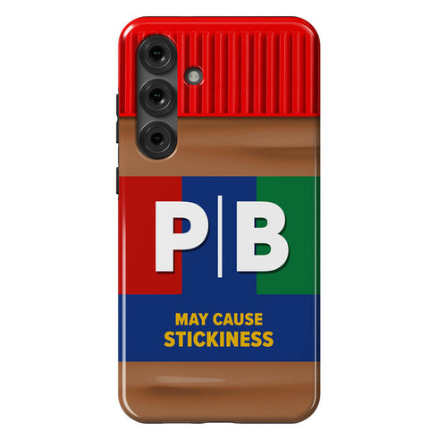 Personalized Creamy Peanut Butter Jar Initials Galaxy Case