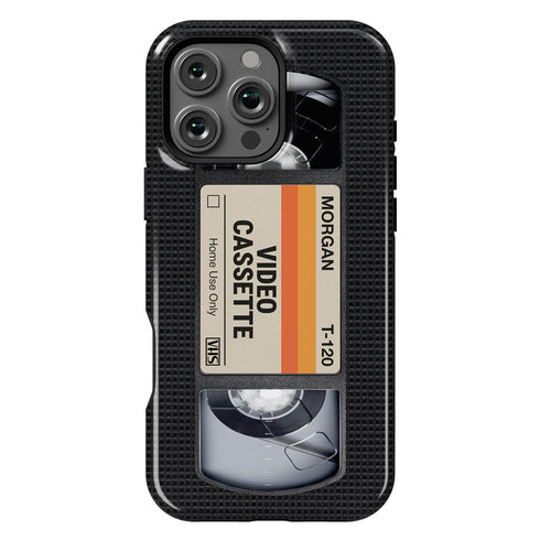 Personalized Retro VHS Video Cassette iPhone Case