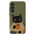 Personalized Judgy Cat Galaxy Case