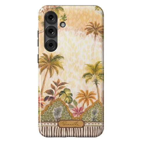Personalized Tropical Palms of Jaipur Galaxy Case