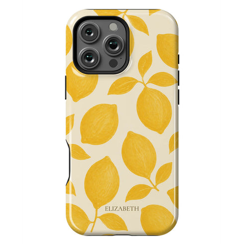 Personalized Amalfi Lemon iPhone Case