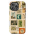 Personalized Vintage Postal Collage iPhone Case
