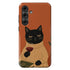 Personalized Zen Wine Cat Galaxy Case
