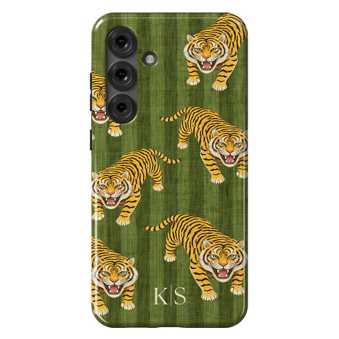 Personalized Bold Imperial Tiger Galaxy Case