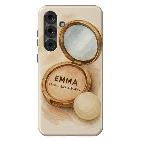 Personalized Soft Glam Flawless Makeup Galaxy Case