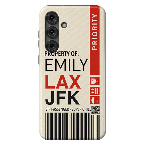 Personalized Travel Luggage Tag Galaxy Case