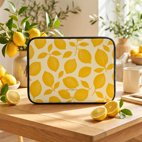 Personalized Amalfi Lemons Laptop Sleeve