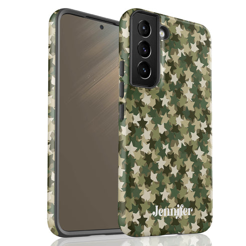 Stars Camo Custom Name Galaxy Case