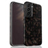 Dark Tortoiseshell Custom Initials Galaxy Case