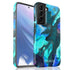 Turquoise Opal Marble Custom Name Galaxy Case