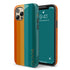 Orange & Teal Rainbow Custom Name iPhone Case