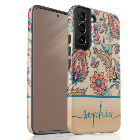 Oriental Paisley Personalized Galaxy Case