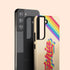 LGBTQ Pride Custom Light Retro Name Galaxy Case
