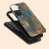 Patina Effect Custom Initials Galaxy Case