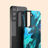 Turquoise Opal Marble Custom Name Galaxy Case