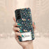 Delicate Flowers Custom Name Galaxy Case