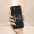 Monogram Personalized Dark Leopard Galaxy Case