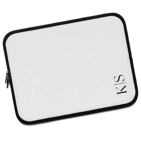 Custom Initials Laptop Sleeve - Vertical