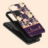 Blooming Flowers Custom Name Galaxy Case