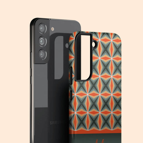 Christmas Pattern Custom Name Galaxy Case