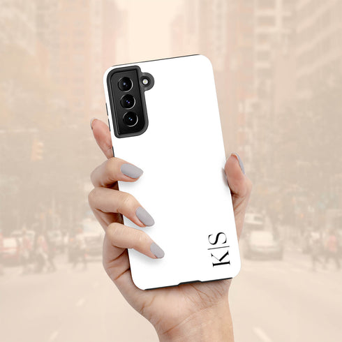 Custom Initials Galaxy Case - Vertical