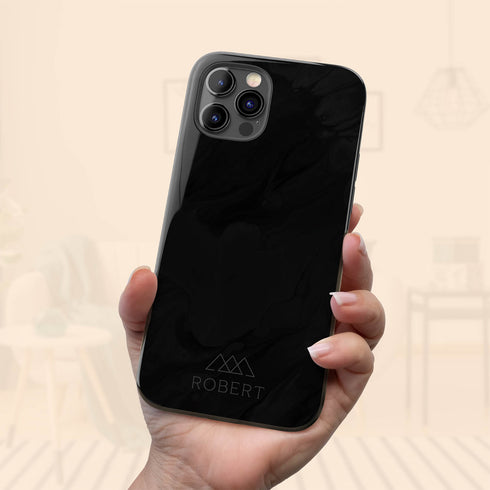 Past Present Future Symbol Custom Name iPhone Case