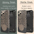 Boho Leopard Personalized Monogram iPhone Case