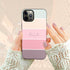 Ombre Stripes Custom Name iPhone Case