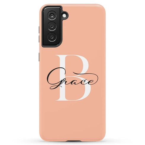 Monogram Personalized Light Solid Galaxy Case