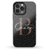 Monogram Personalized Dark Leopard iPhone Case