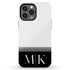 Large Custom Initials iPhone Case - Centered