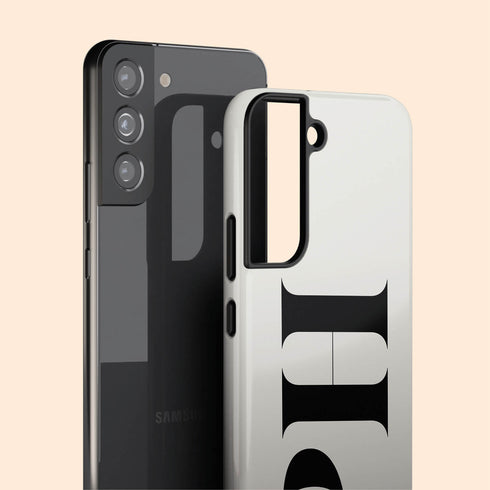 Oversized Custom Initials Galaxy Case