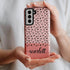 Speckled Dots Custom Name Galaxy Case