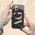 Oversized Leopard Custom Initials iPhone Case