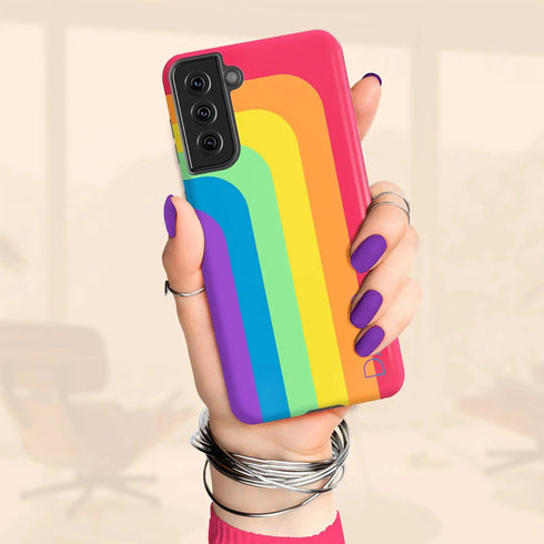 LGBTQ Pride Flag Rainbow Custom Name Galaxy Case