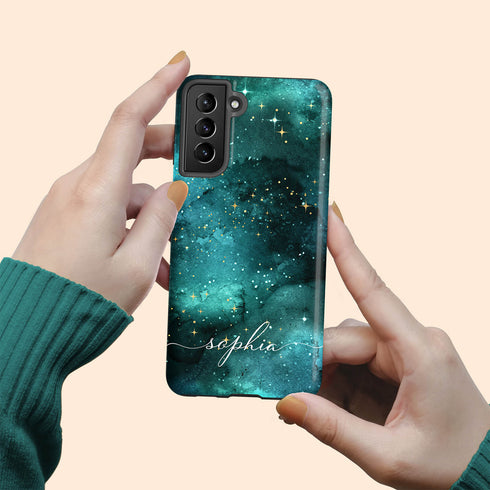 Galaxy Space Personalized Name Galaxy Case